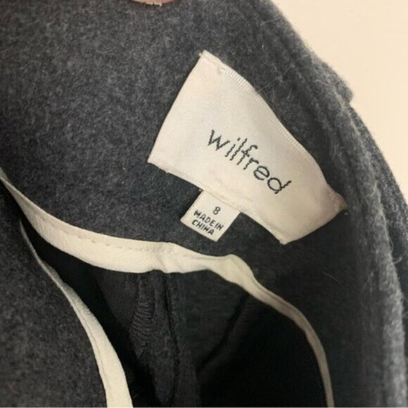 Aritiza Wilfred Jallade Pant Dark Grey Tie Front 8 - Picture 4 of 11